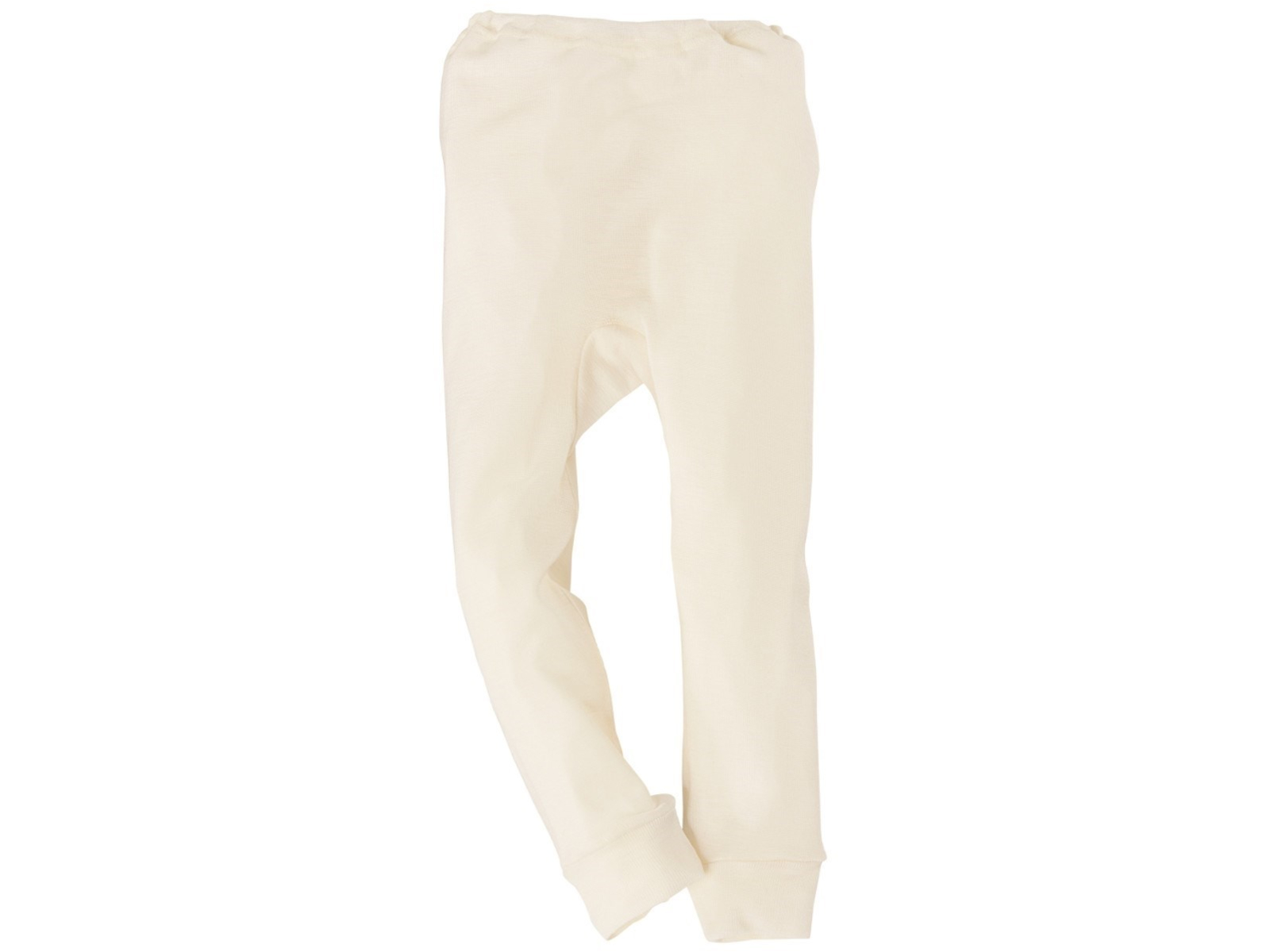 Cosilana Kinder Unterhose langes Bein Wolle Seide naturweiß Gr.104