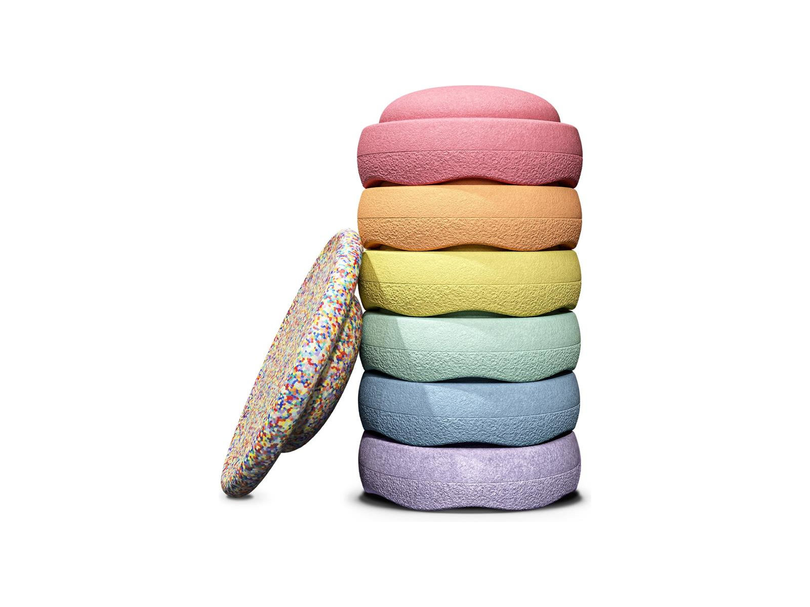 Rainbow Set pastel Ø 27,5cm, H: 12cm, Ø 35,5cm, H: 8,4cm