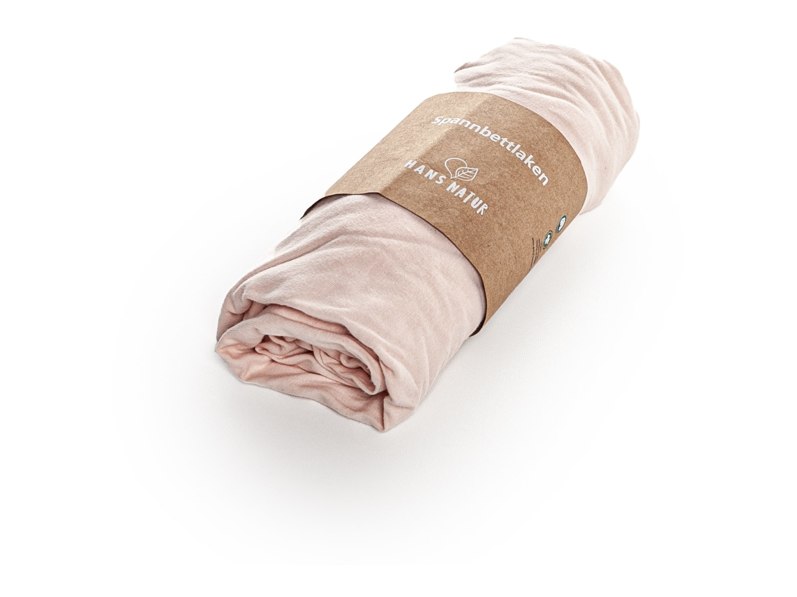 Spannbettlaken Bio-Baumwolle rose 60x120 cm / 70x140 cm