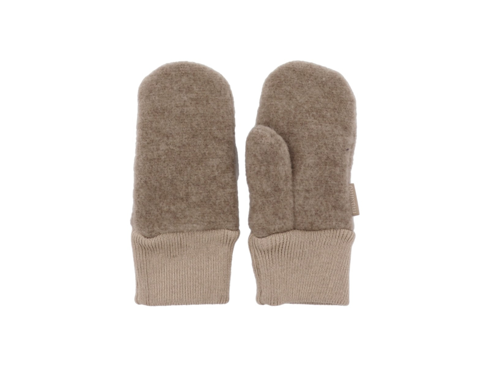 Kinder Fausthandschuhe mit Daumen, braunmeliert Gr. 1 (1-2 Jahre)