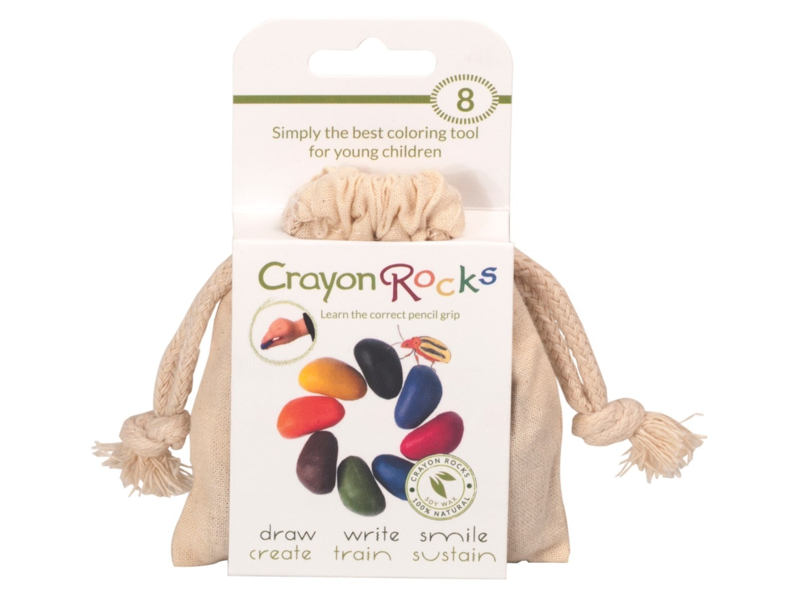 Ergonomische Wachsmalstifte Mini-Set 8 Farben