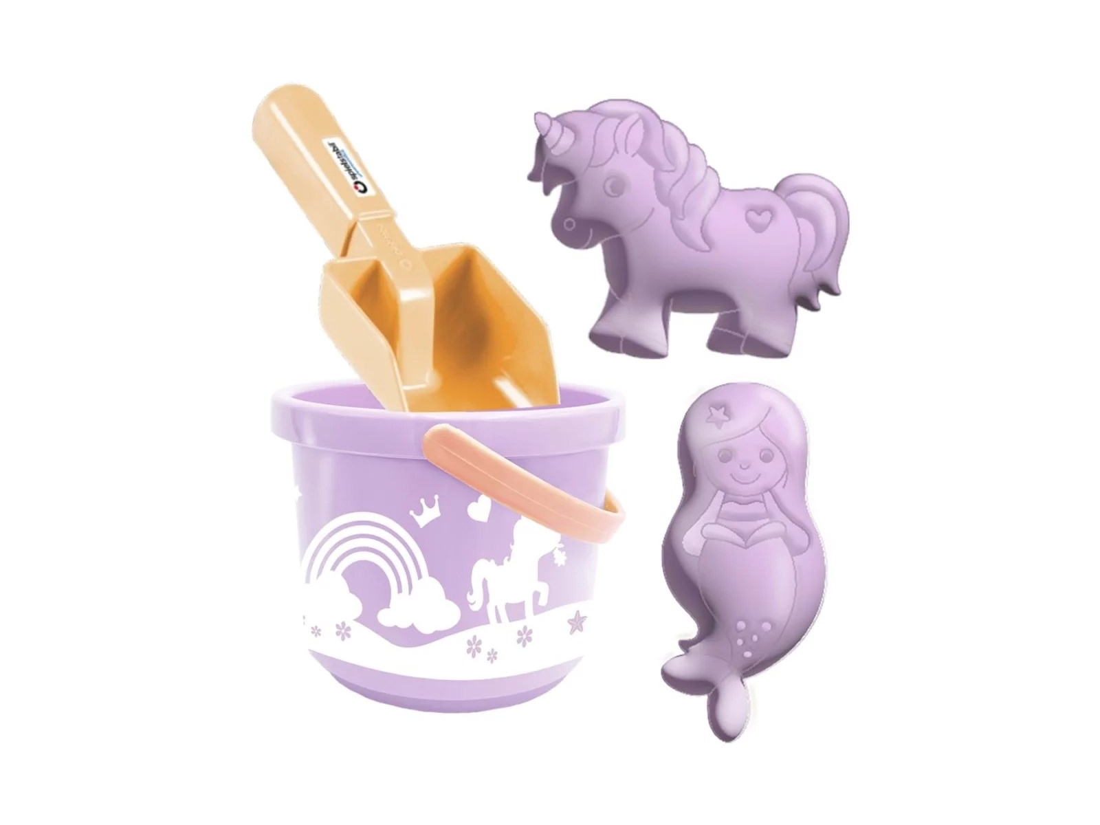Spielstabil Einhorn & Meerjungfrau Set 4-teilig 14 x 19 x 13,5 cm