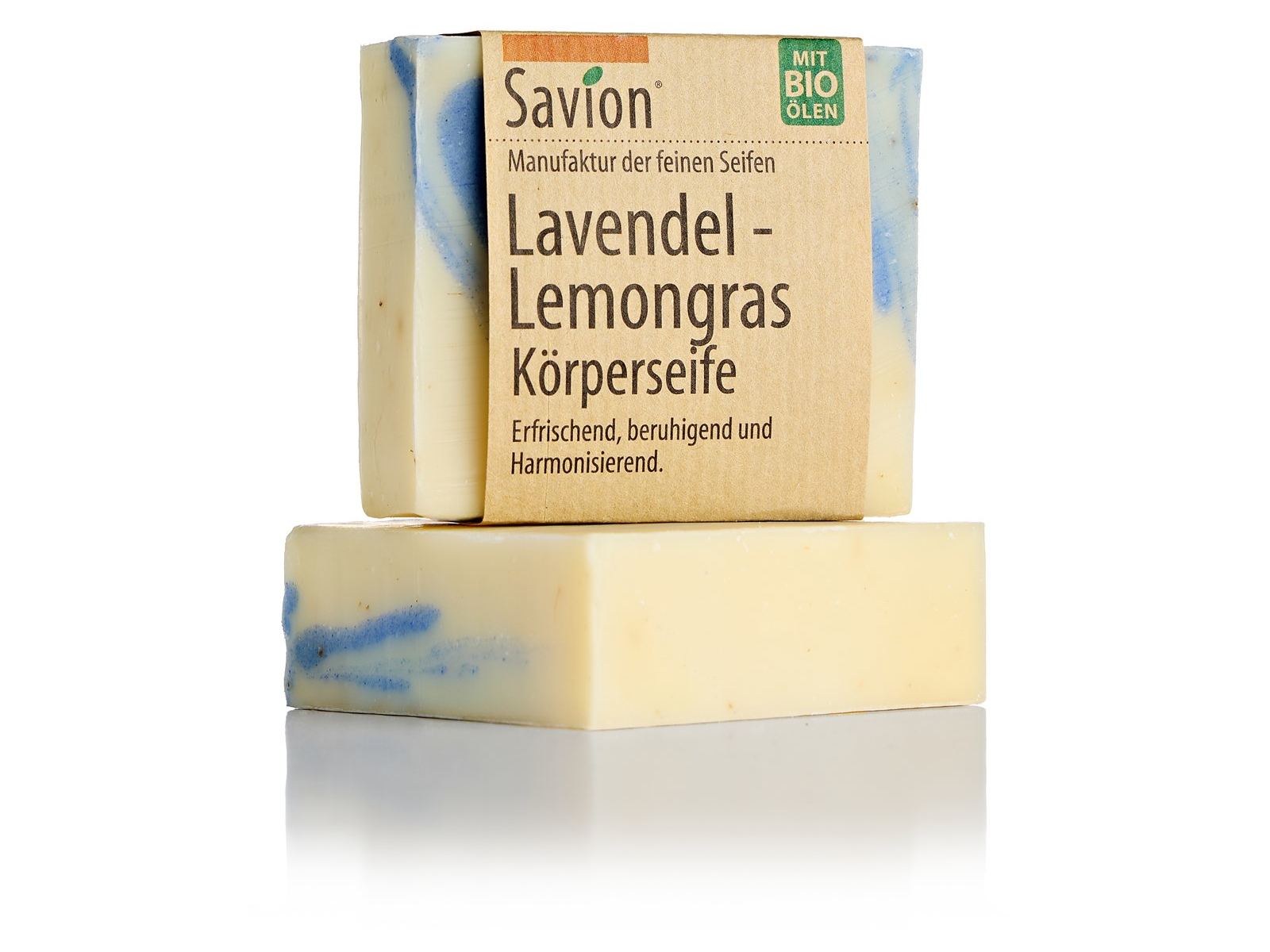 Biologische Duschseife Lavendel-Lemongras 80 g Für jeden Hauttyp