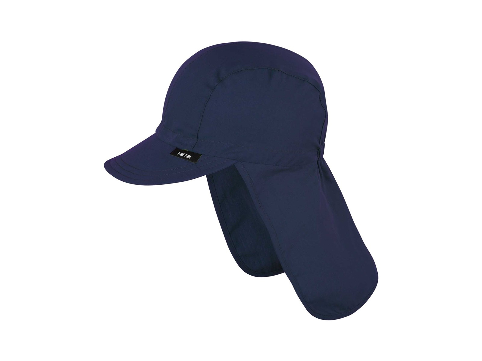PURE PURE by Bauer Baby und Kinder Sonnenschutz Mütze UV 50 navy Gr. 51