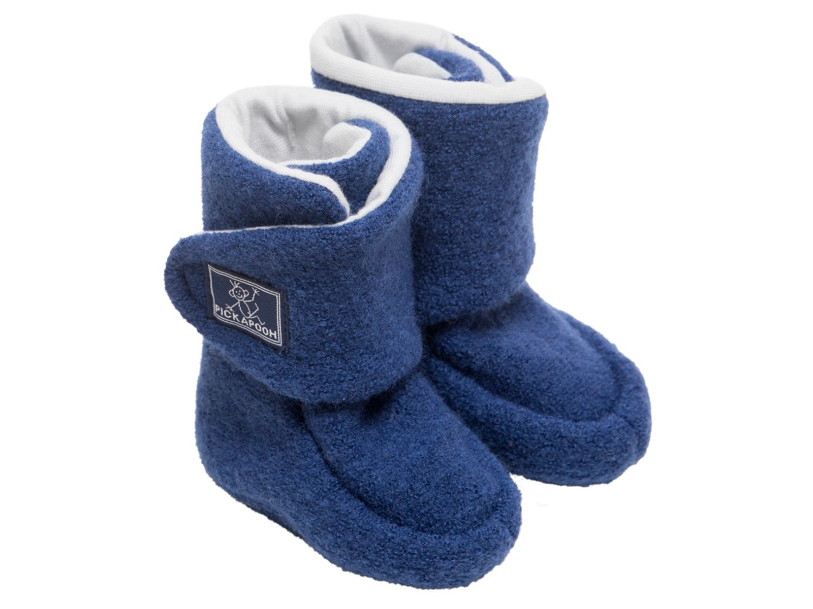 Pickapooh Baby Hausschuhe Walkpuschen marine Gr.2 (3-6 Monate)