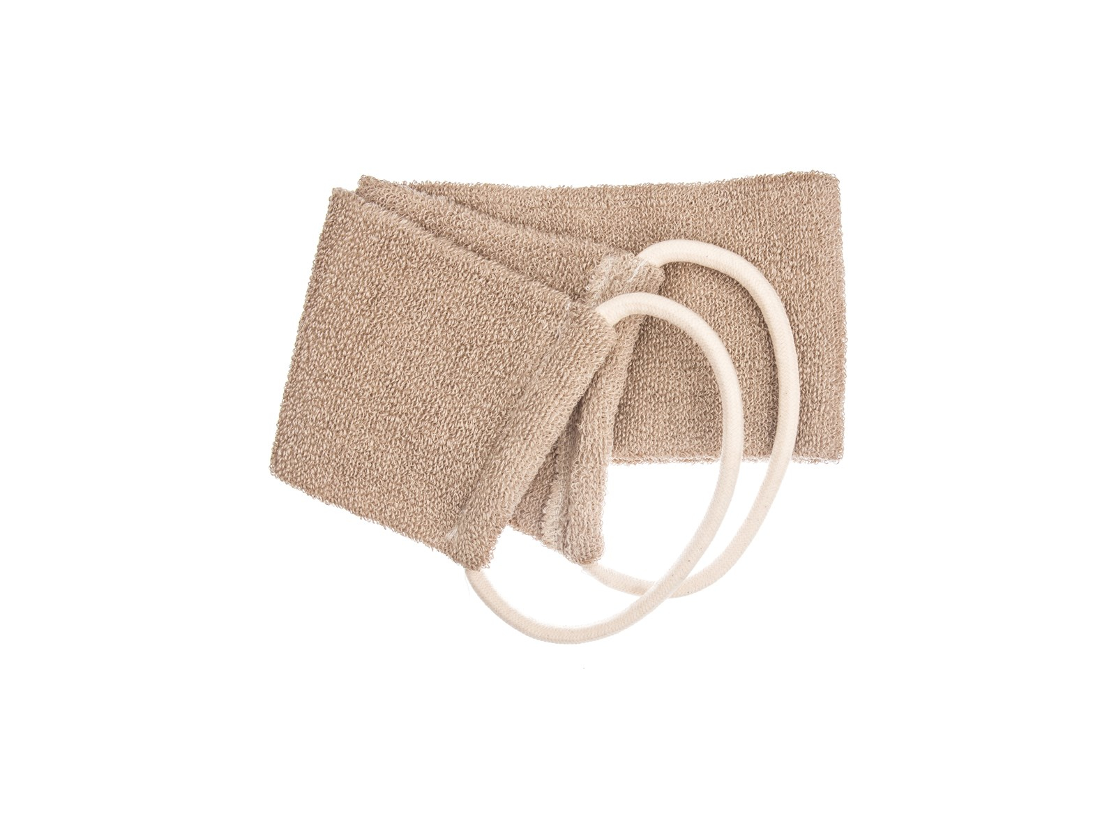 Kost Kamm Massageband, Leinen gestrickt, mit Baumwollgriff