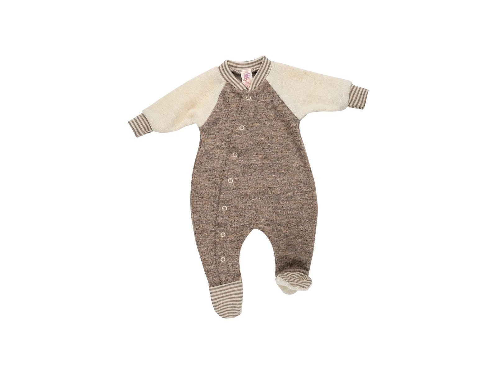 Burt's Bees Baby-Pyjama Zum Mitwachsen Biene Eierschalenfarben