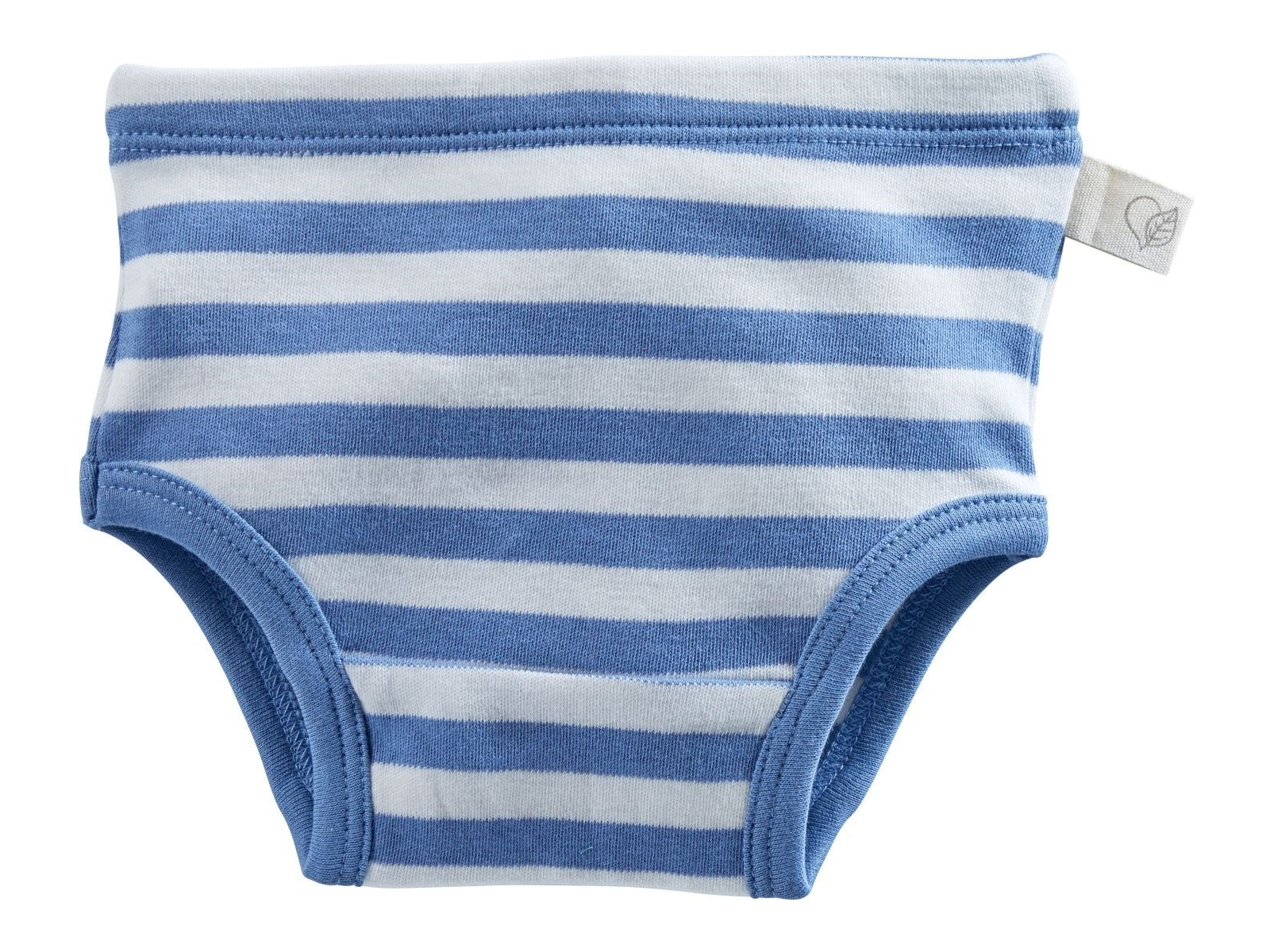 Kinder Slip Bio-Baumwolle blau-off white Gr.74/80