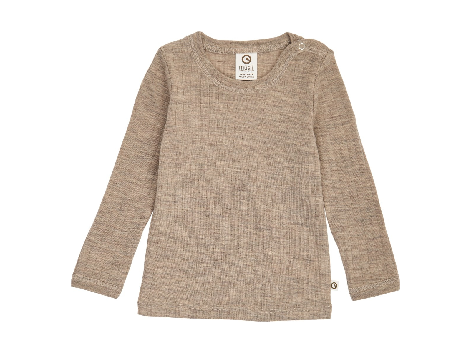 Baby Langarmshirt SW rip Balsam melange 80