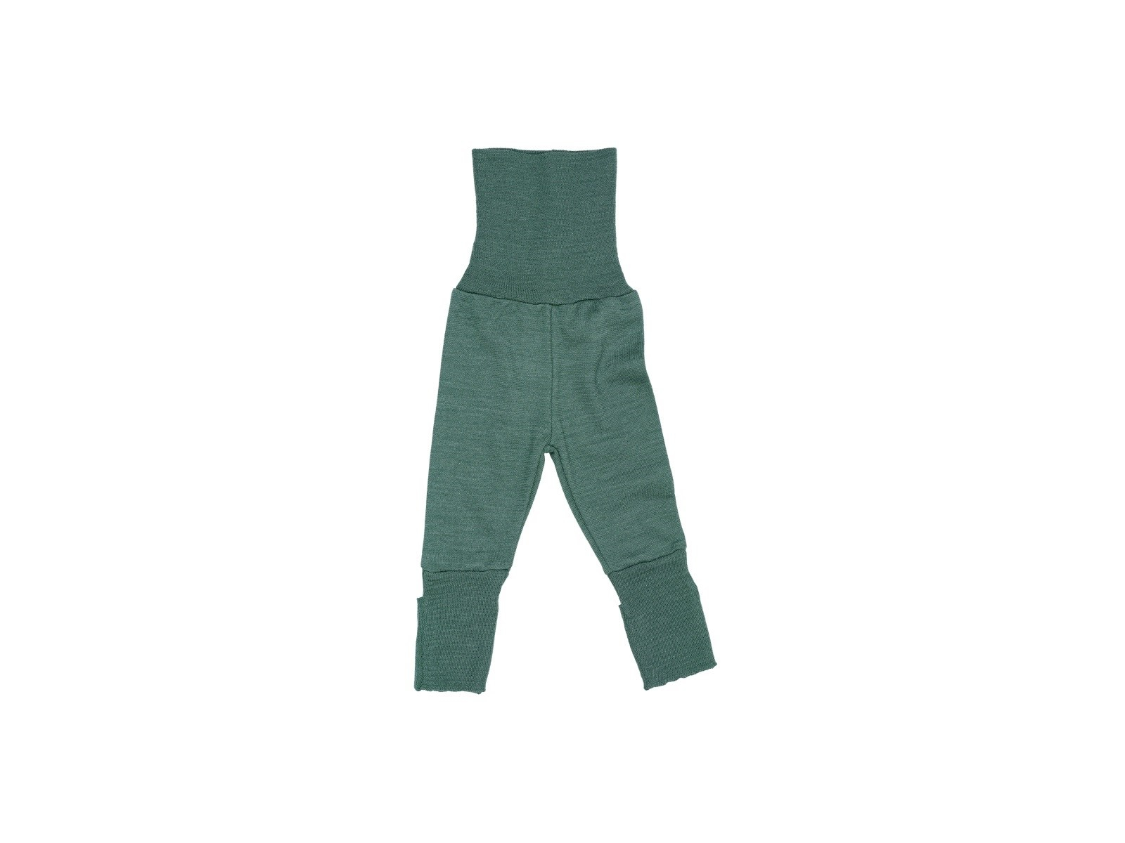 Baby Hose mit hohem Bund Wolle Seide Frottee salbei Gr.62/68