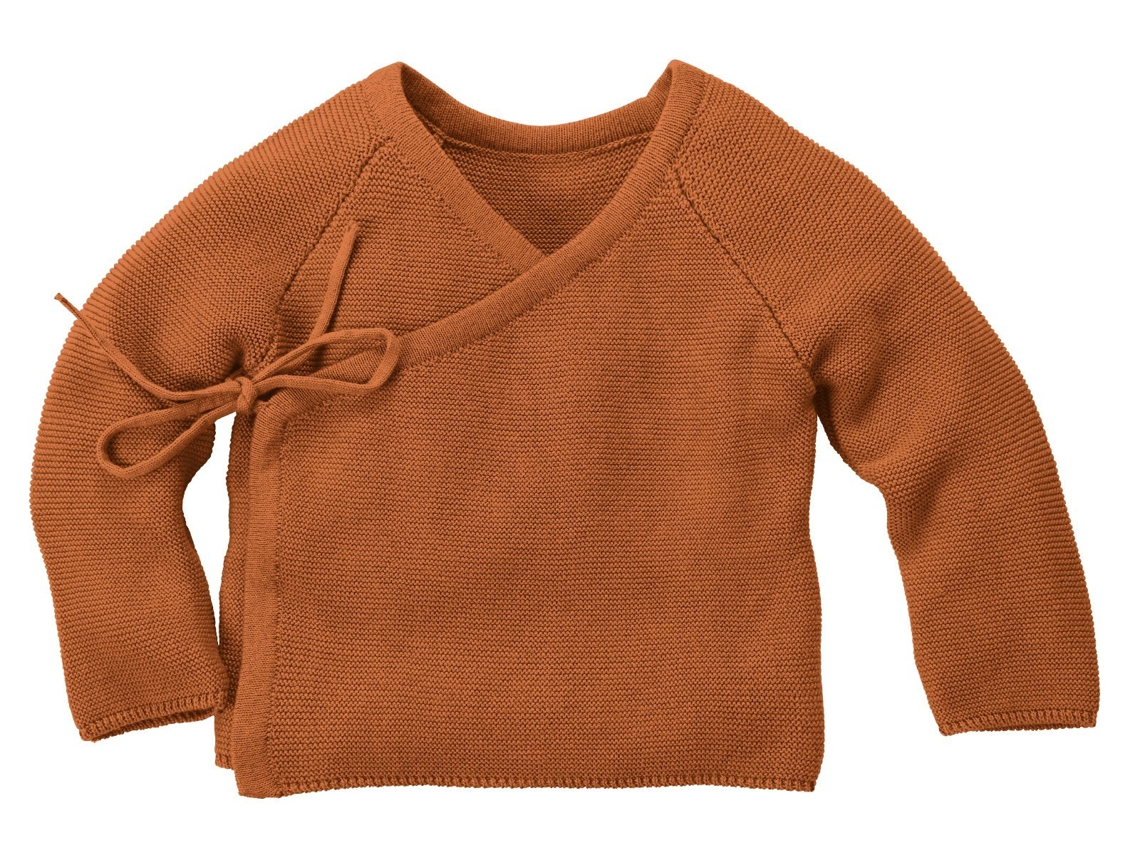 Baby und Kinder Jacke zum Wickeln Strick-Qualität Bio-Baumwolle terra Gr. 98/104