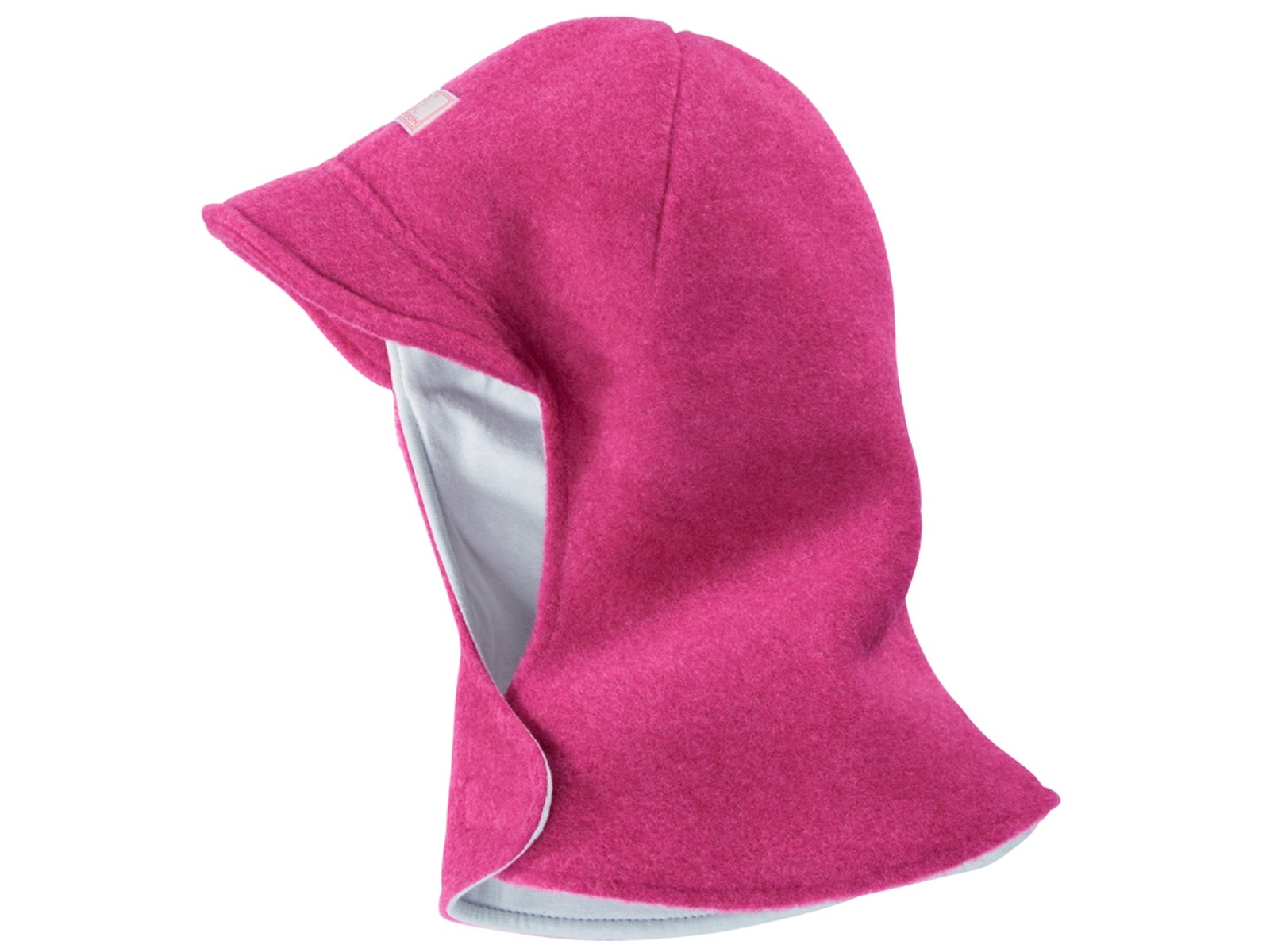 Pickapooh Baby und Kindermütze "Otto" Bio Schurwolle fuchsia Gr.48