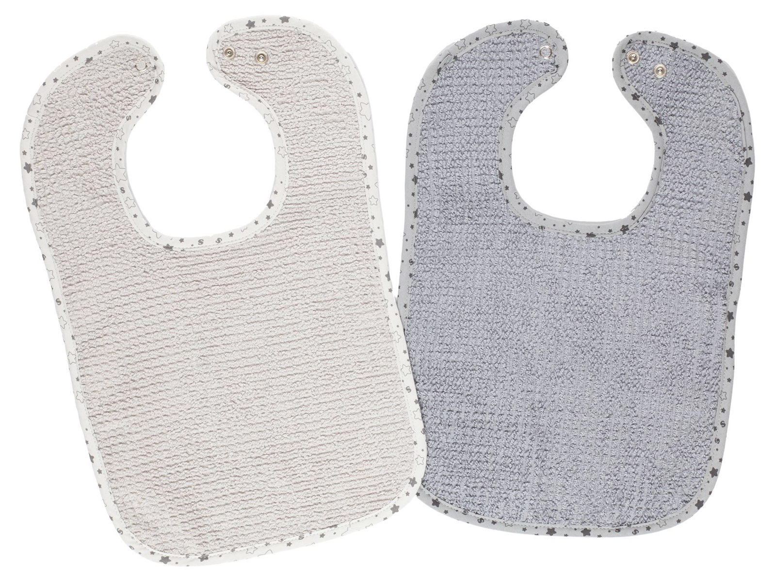 Druckknopflatz 2er Set, At home dunkelgrau, 26 x 40 cm