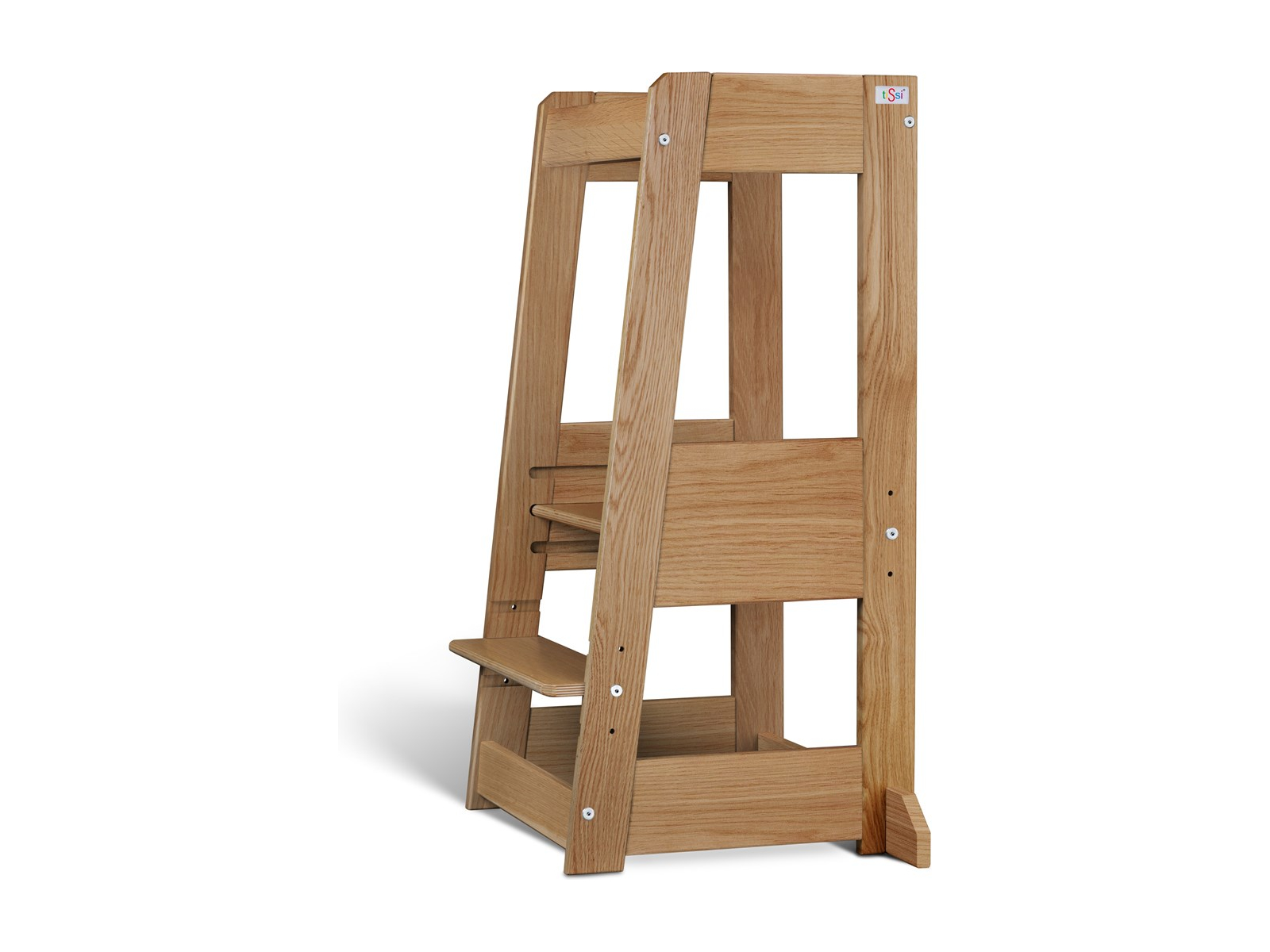 Lernturm Felix mitwachsend, Eiche massiv 40 x 91 x 45 cm, eiche