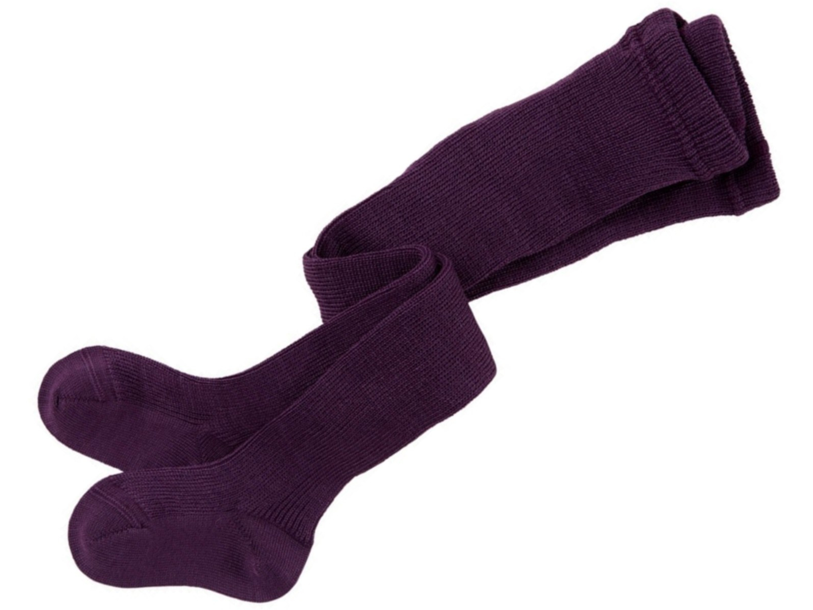 Baby Strumpfhose Bio-Schurwolle pflaume Gr.02