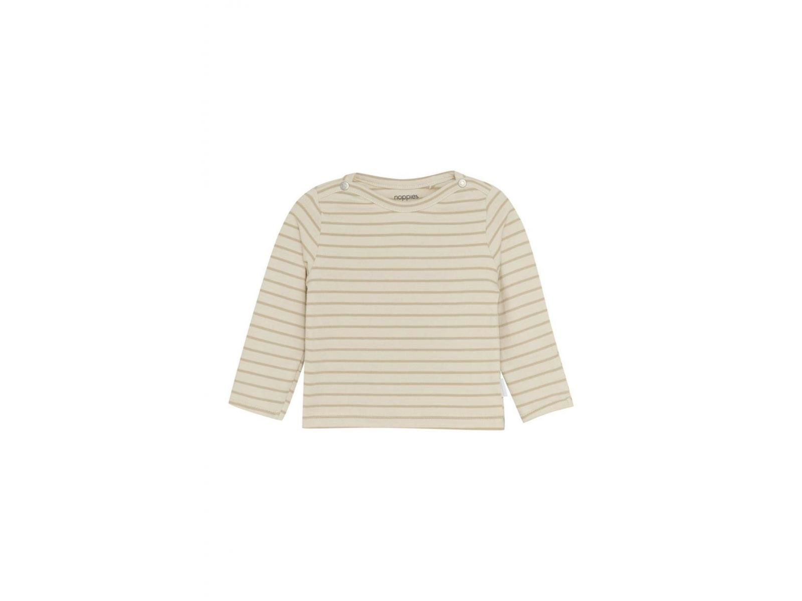 Langarmshirt Nev Stripe pattern off white Gr. 74