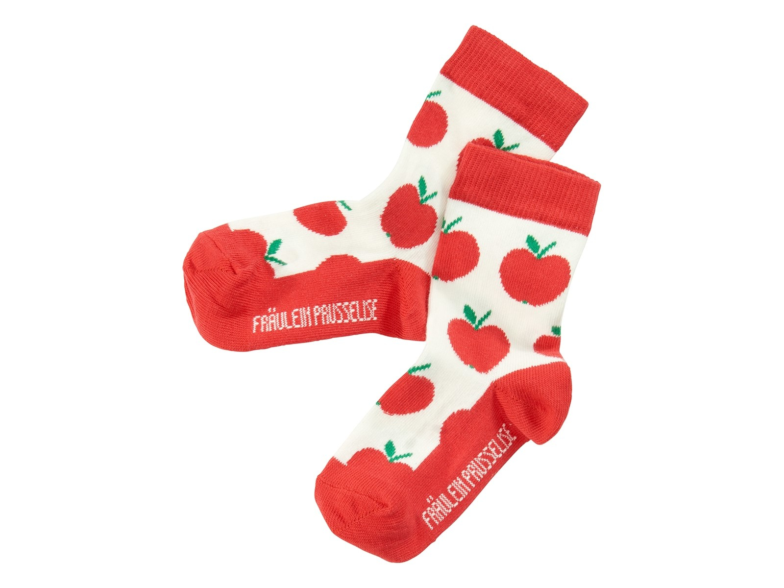 Kinder Socken Apfel rot Gr.27/30
