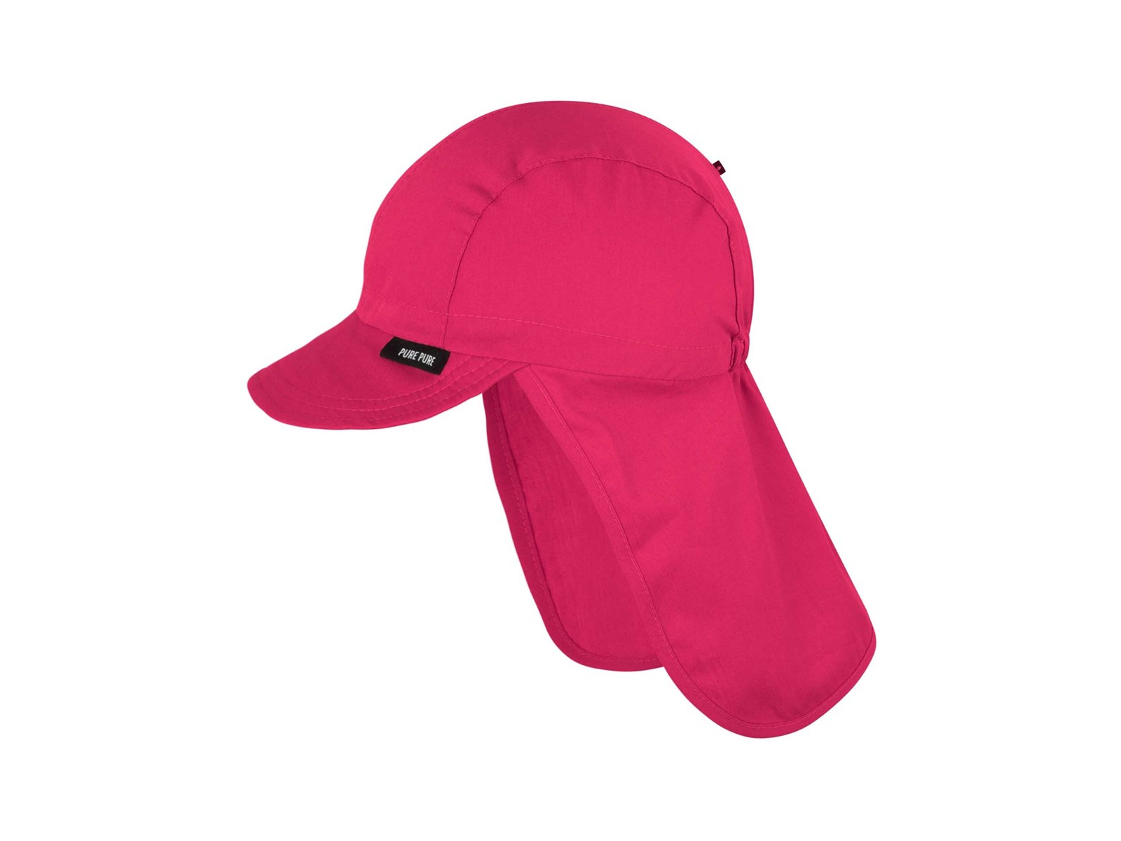 PURE PURE by Bauer Baby und Kinder Sonnenschutz Mütze UV 50 magenta Gr. 51
