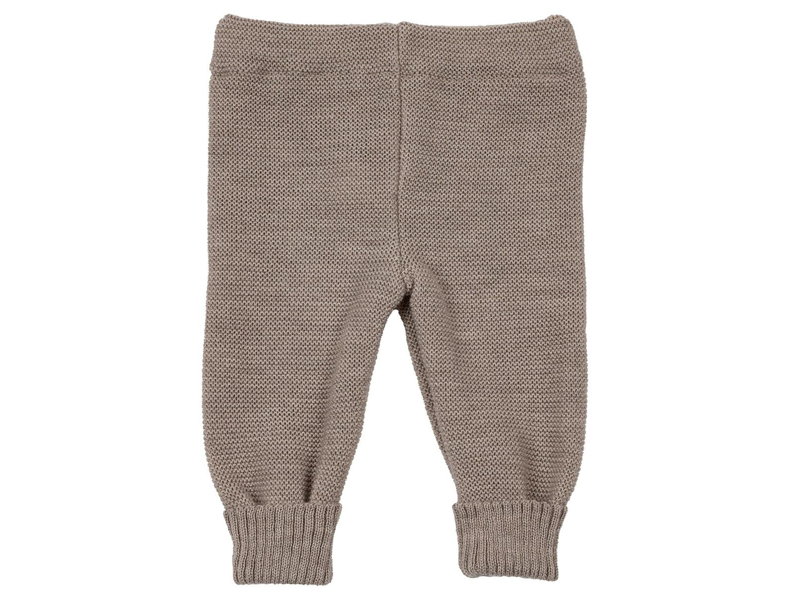 Baby Hose Schlüttli Bio-Merinowolle Fleece savanne Gr.50/56