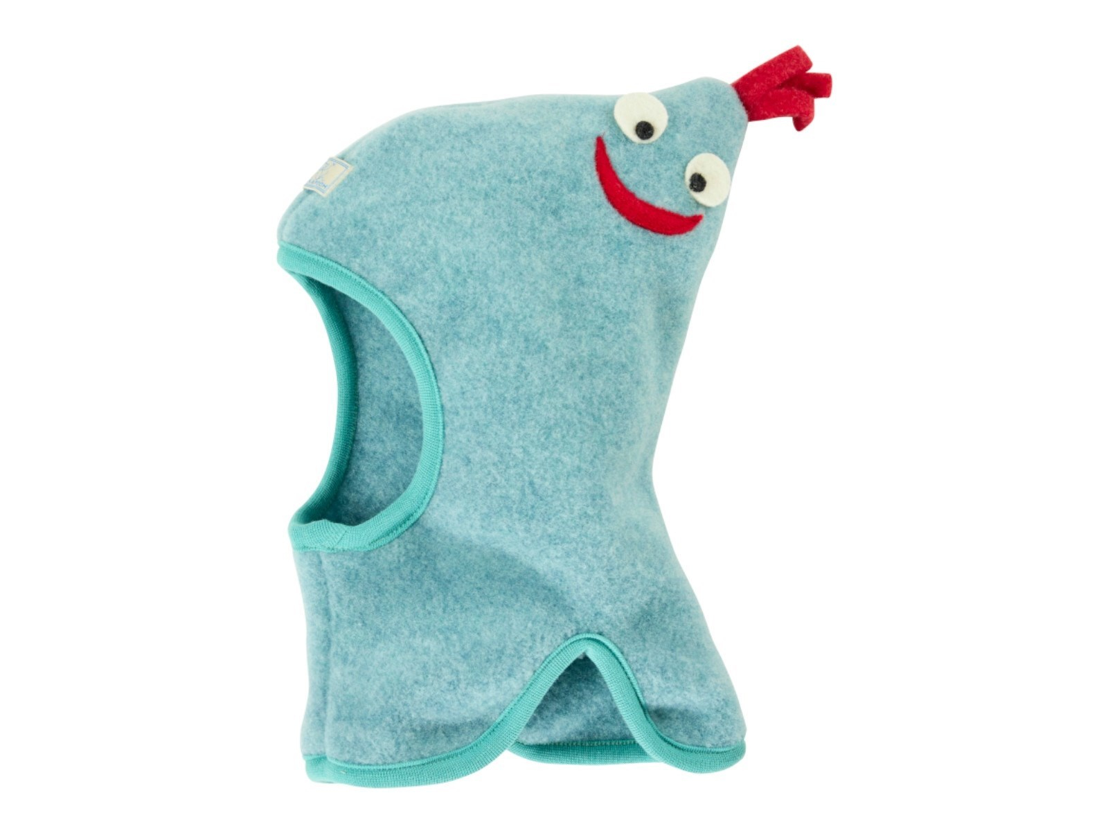 Pickapooh Baby und Kinder Schlupfmütze mit Zipfel Bio-Schurwolle sea green Gr.48
