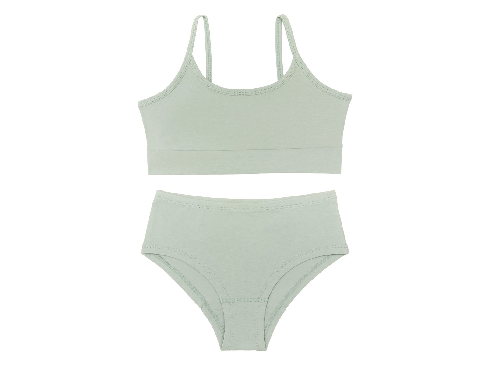 Mädchen Bustier + Hipster Eisberggrün Gr. 116