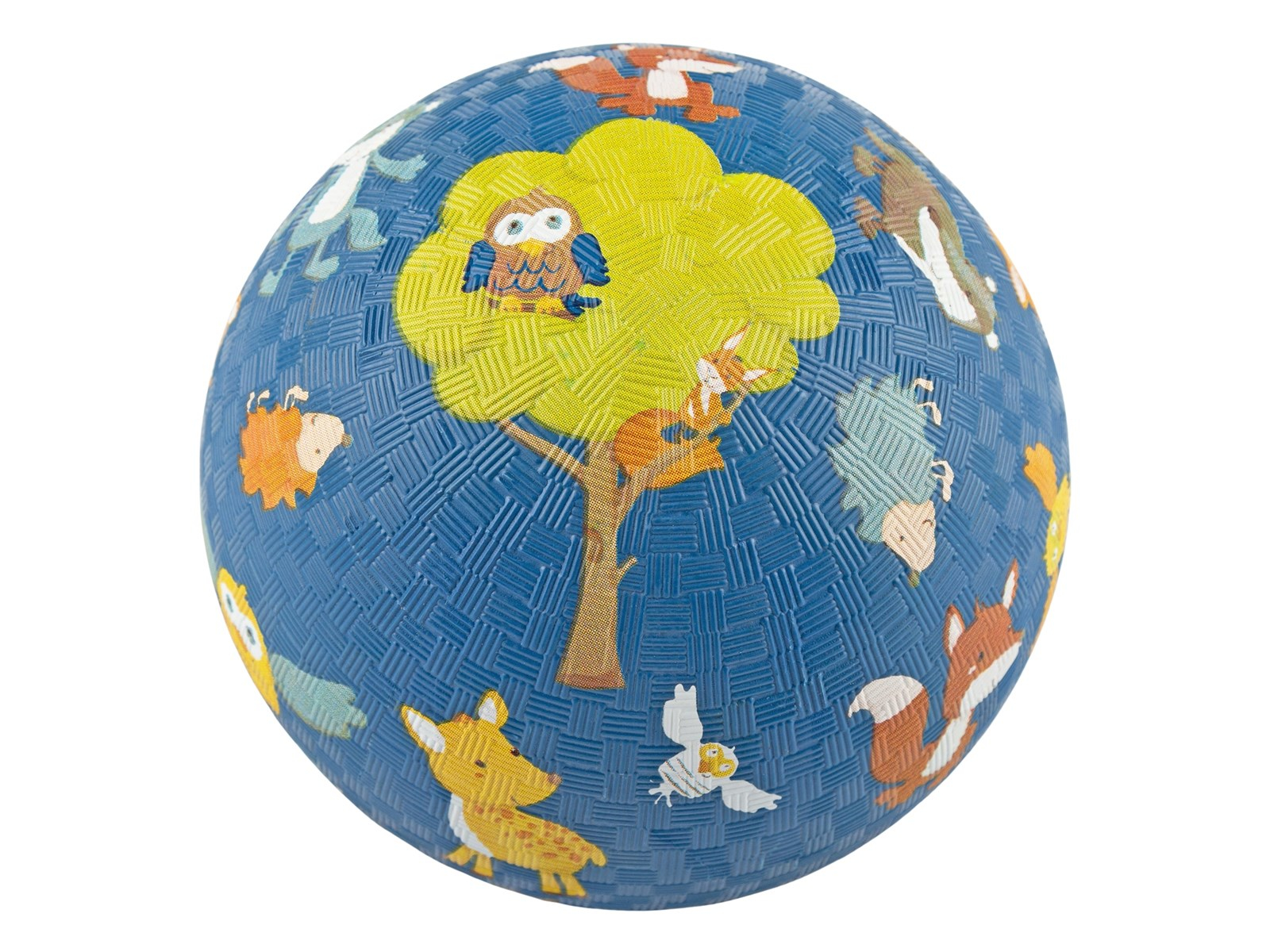 sigikid Kinderball Naturkautschuk Waldtiere blau Durchmesser ca. 17 cm
