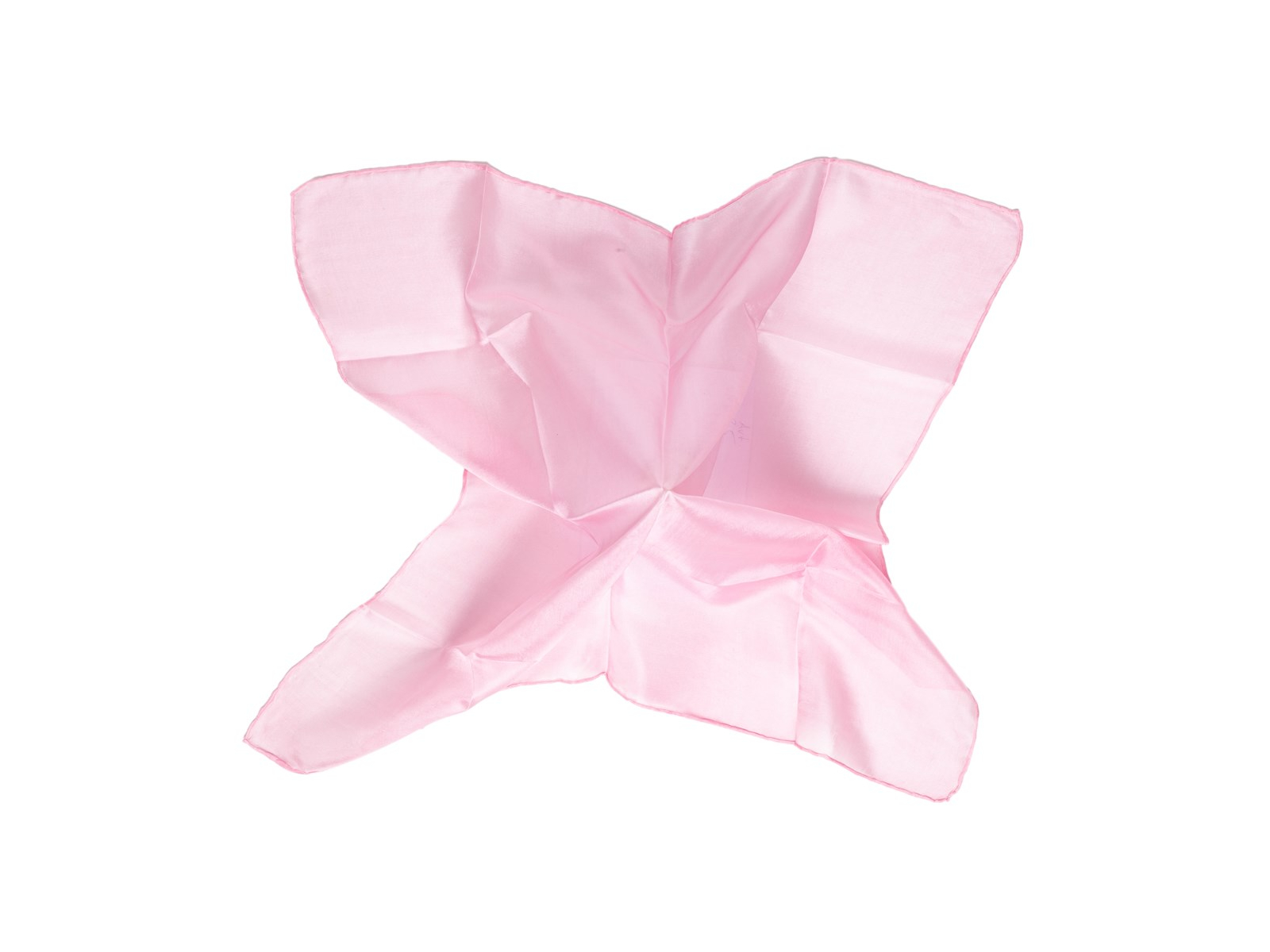 Seidentuch, 27 x 27 cm rosa