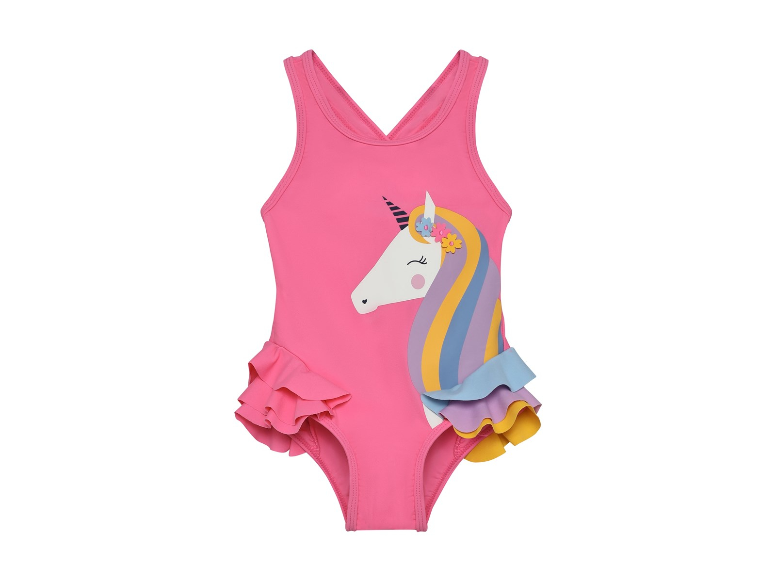 Badeanzug mit Applikation Pink Lemonade Gr.104