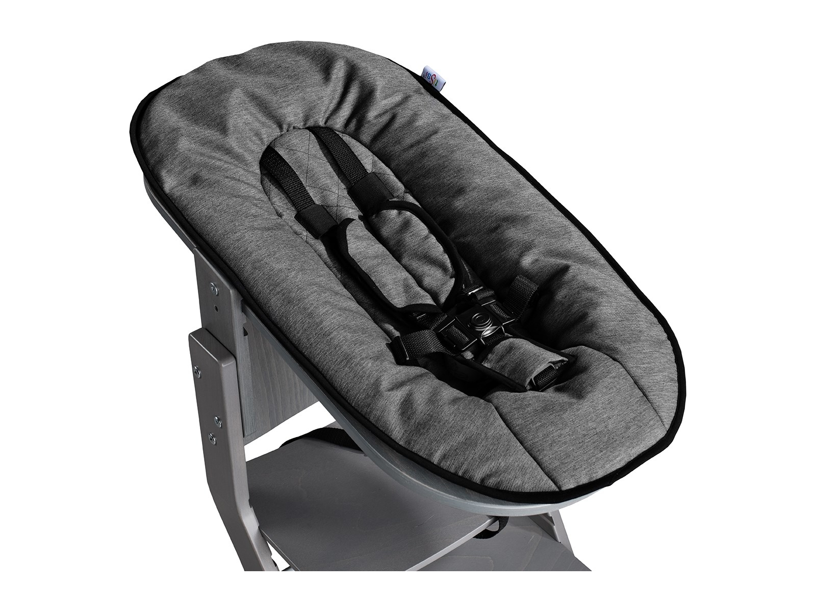Babyaufsatz 0-6 Monate, grau-anthrazit