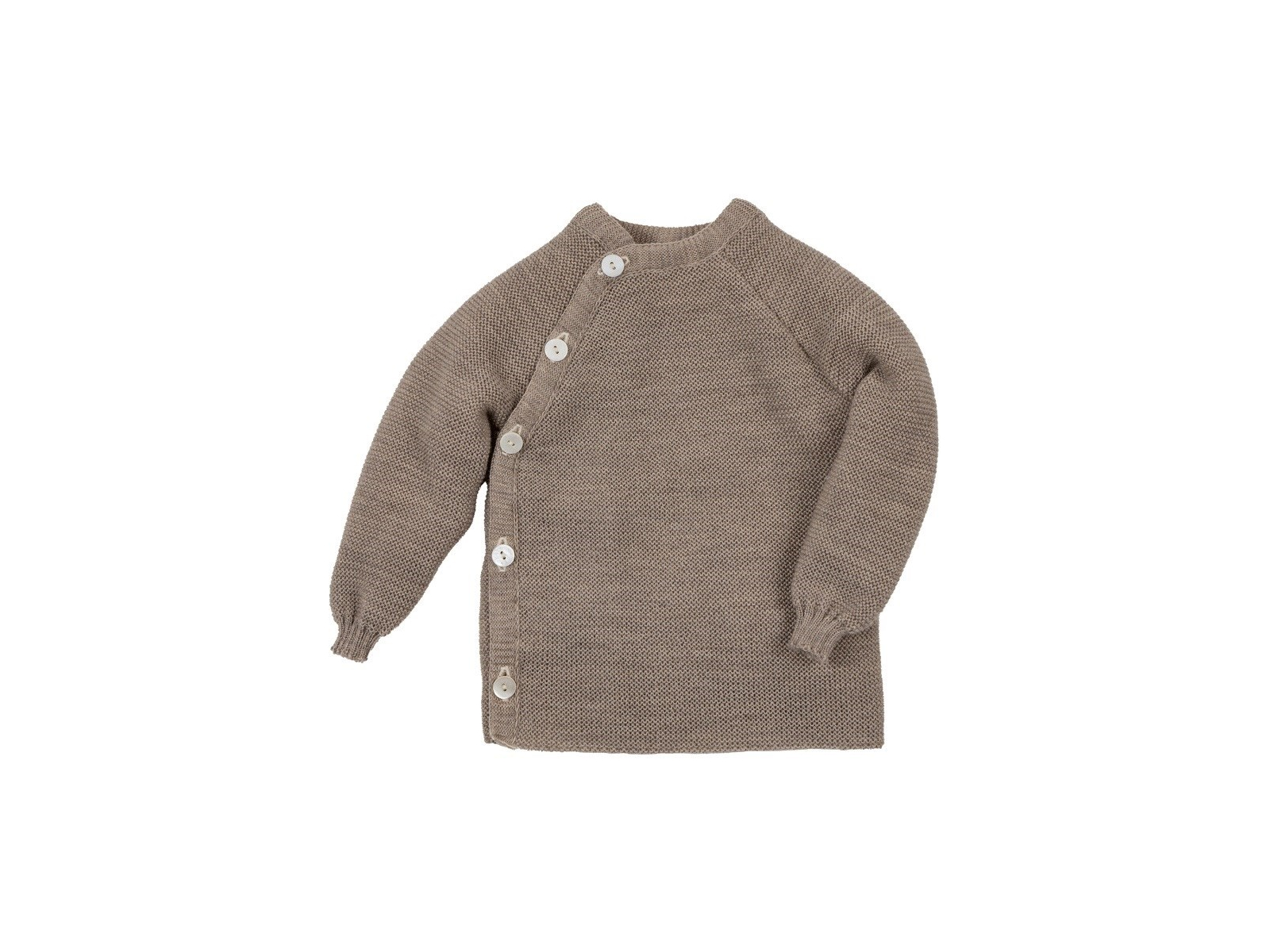 Baby Jacke Schlüttli Bio-Merinowolle savanne Gr.62/68