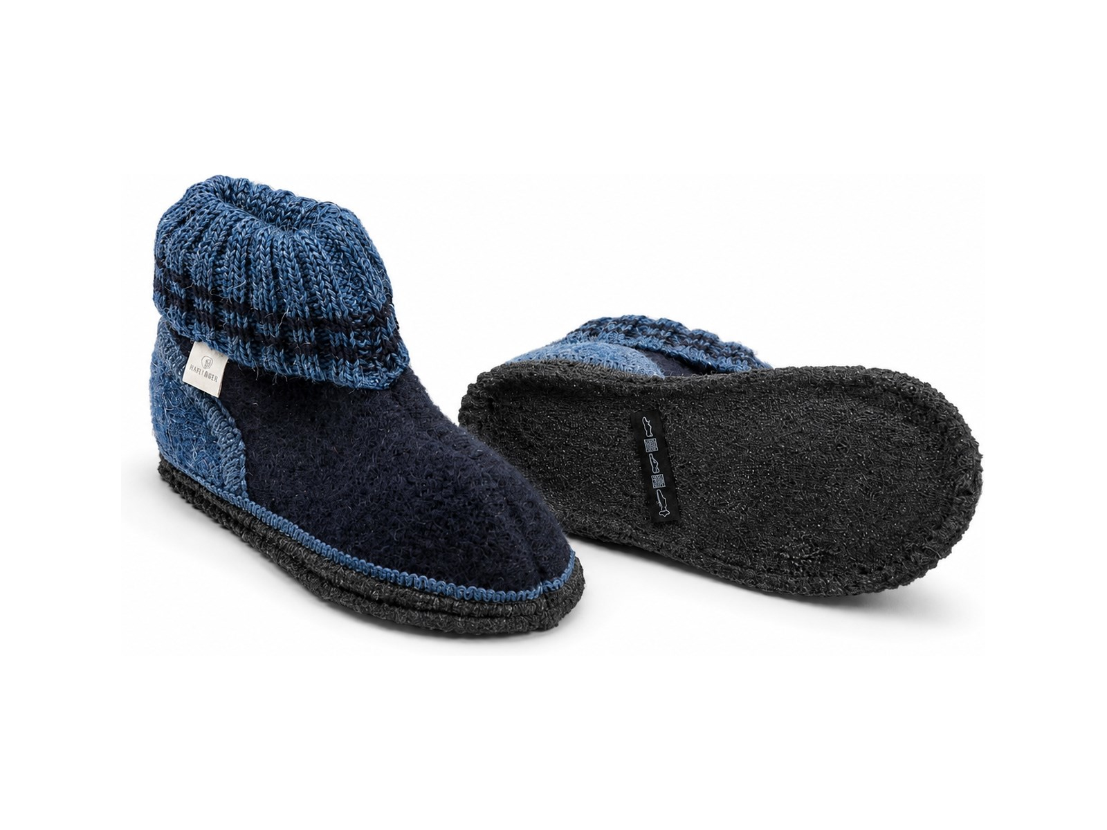 Kinder Hausschuhe Hüttenschuhe nachtblau Gr.26