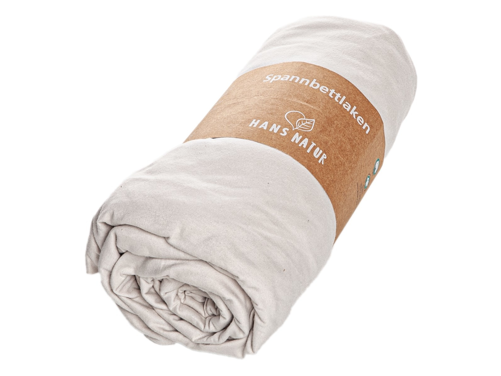 Spannbettlaken Bio-Baumwolle hellgrau Steghöhe bis 25 cm 90x200 cm / 100x220 cm
