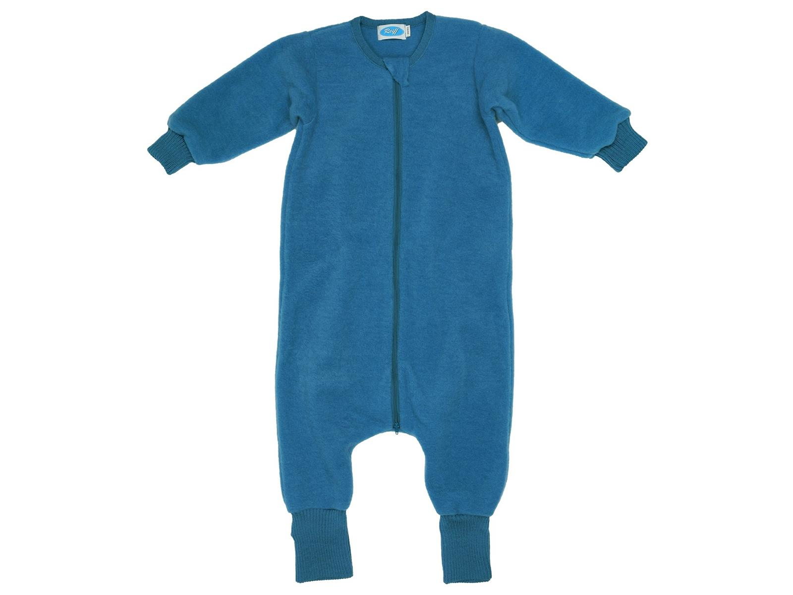 Fleeceschlafsack mit Arm und Fuß pazifik Gr.86/92