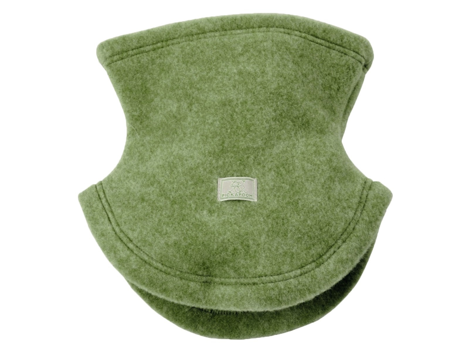 Pickapooh Kinder Schlupfschal Bio-Schurwolle Fleece moosgrün Gr.2 (ab 2 Jahre)