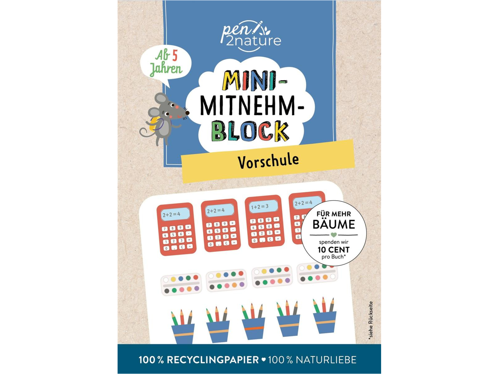 Mini-Mitnehm-Block - Vorschule Bilderbuch, ab 5 Jahren (96 Seiten)