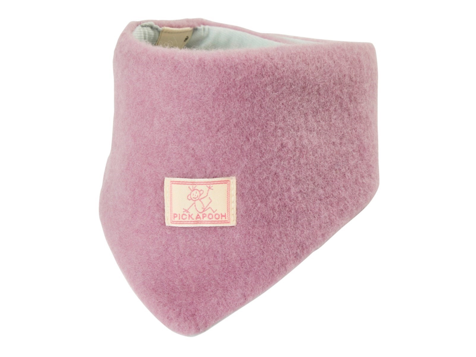 Pickapooh Baby und Kinder Dreieckstuch Bio-Schurwolle altrose Gr.2 45 cm lang