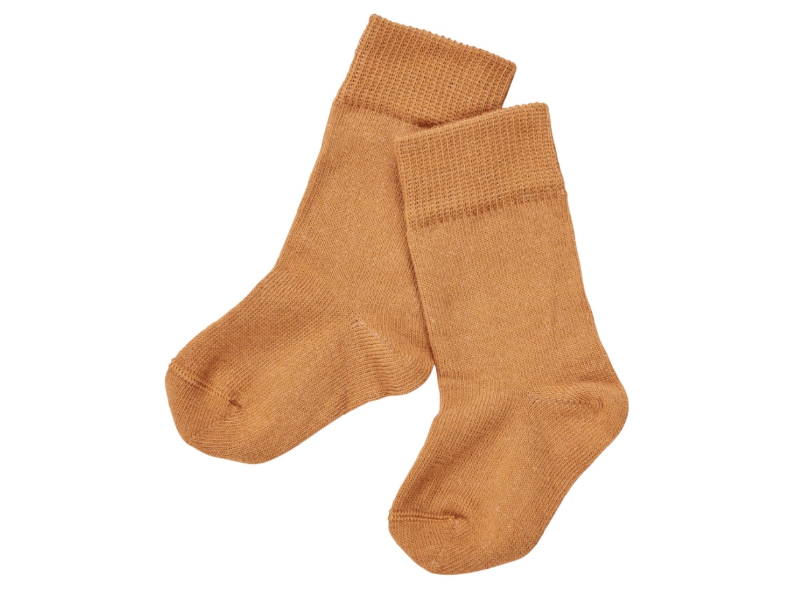 Baby Kniestrümpfe Bio-Baumwolle bone brown Gr.02