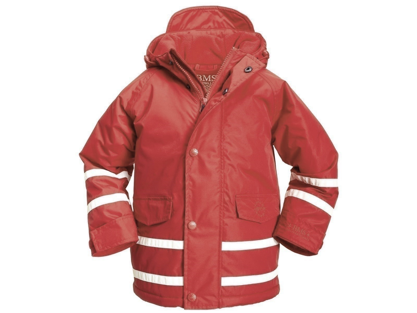 BMS Kinder Winterjacke atmungsaktiv und wasserdicht SoftLan rot,
