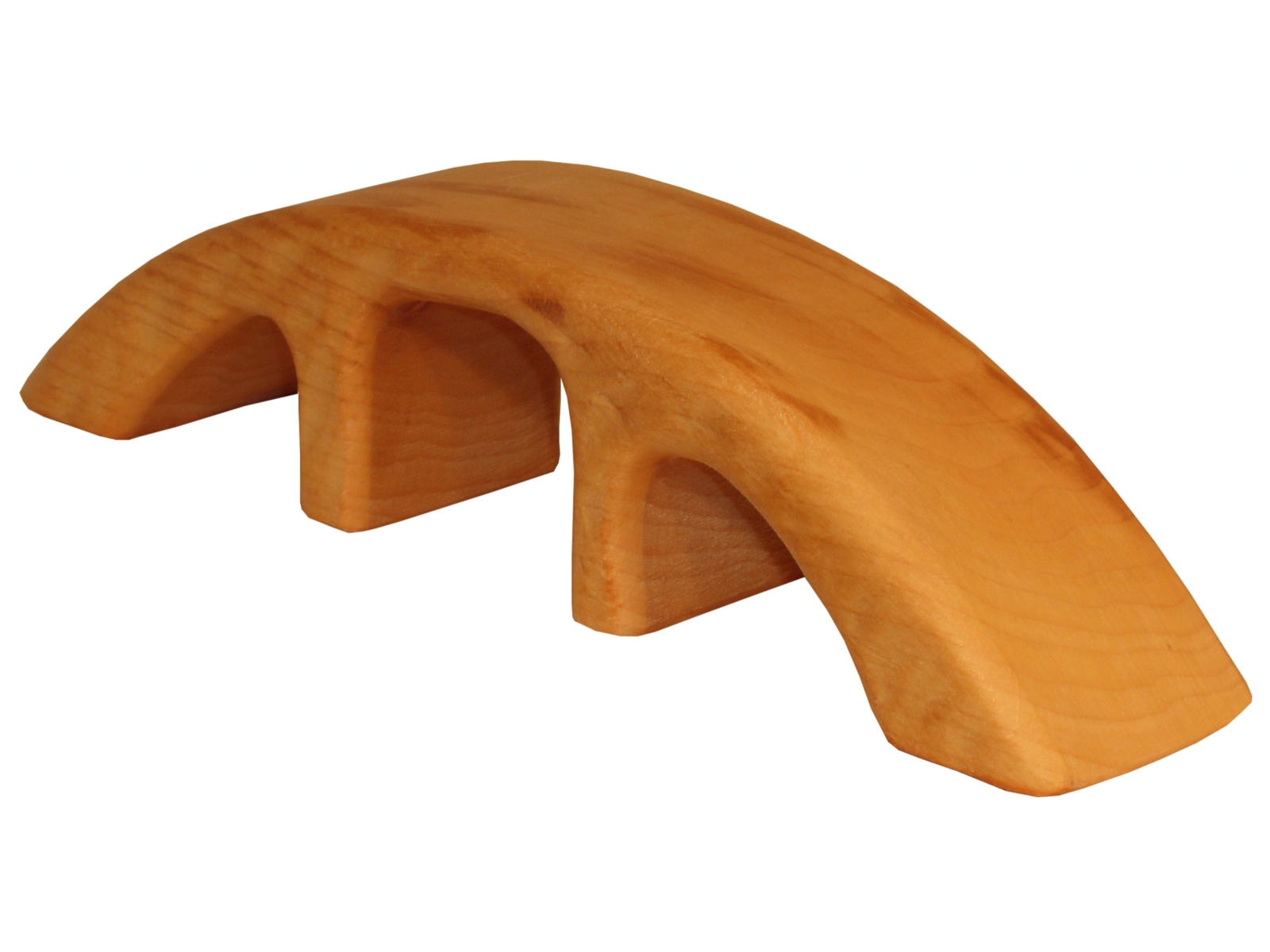 Holzbausteine natur Brücke, Erlenholz Maße 26 x 7 cm