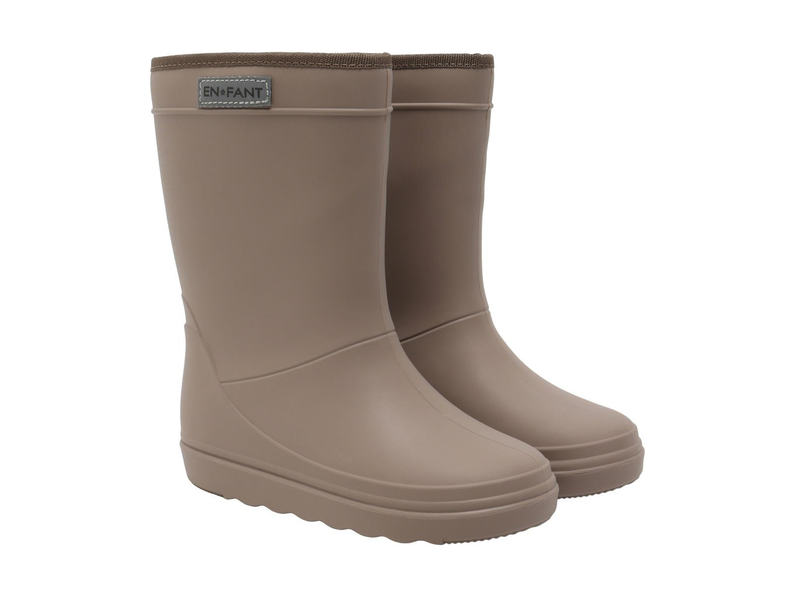 Kinder Thermo Gummistiefel mit Schurwoll-Fell pine bark Gr.29