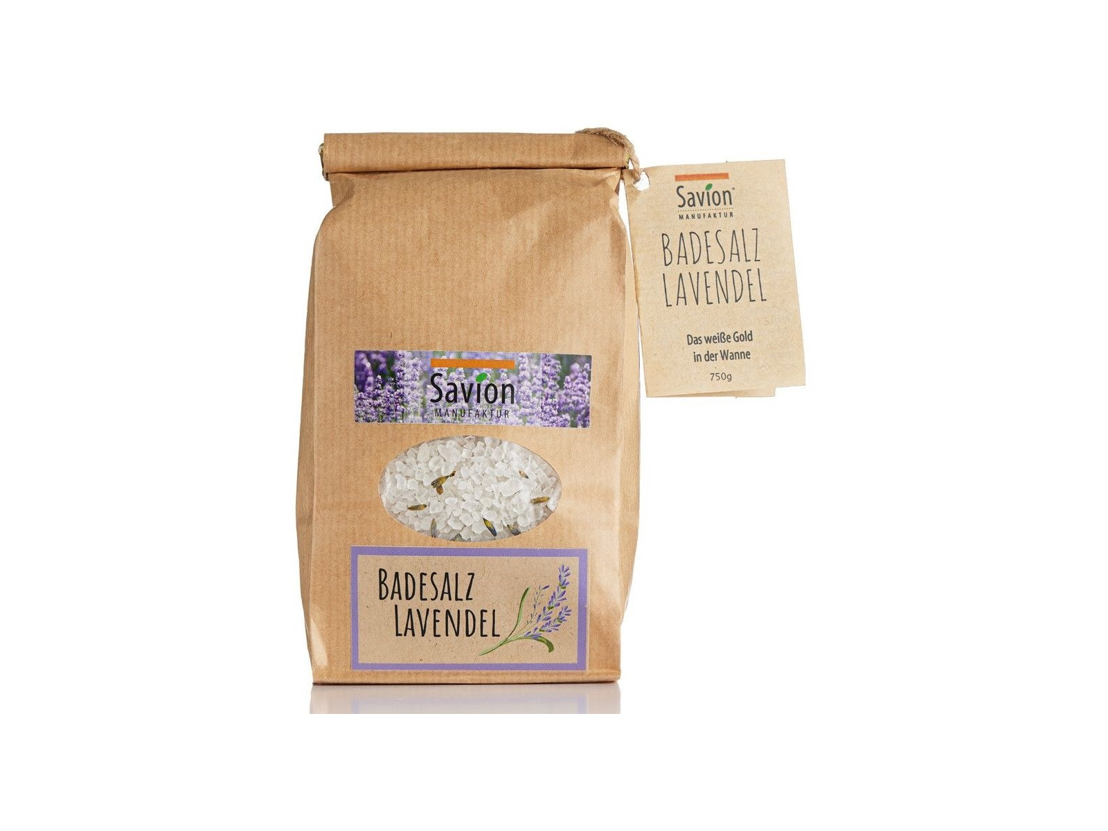 Badesalz Lavendel Inhalt 750 g