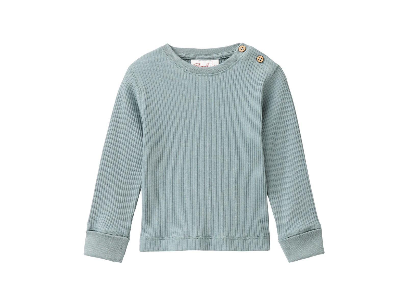 People Wear Organic Langarm-Shirt rip balsam grün 62/68