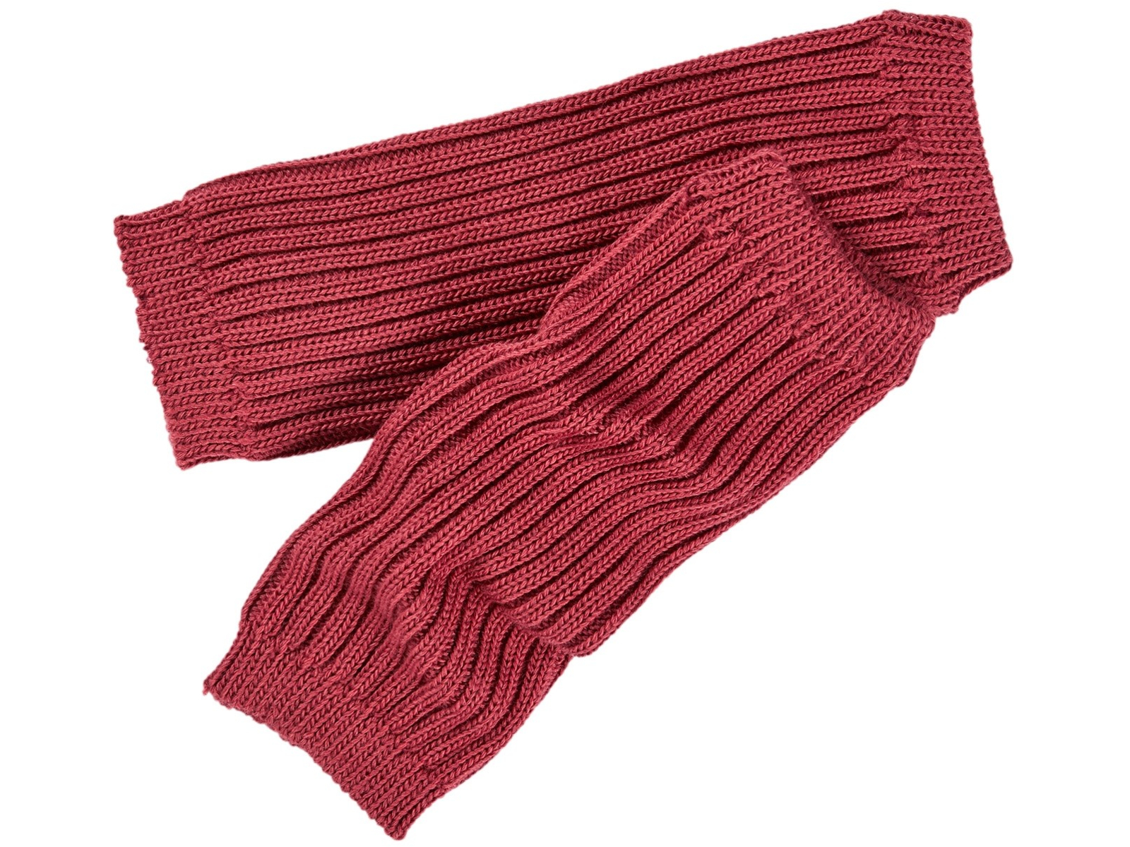 Kinder Stulpen Bio-Schurwolle rouge Länge 31 cm