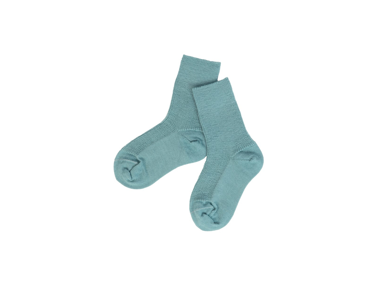 Kinder Socken Bio-Schurwolle Feinstrick antiqueblue Gr. 6