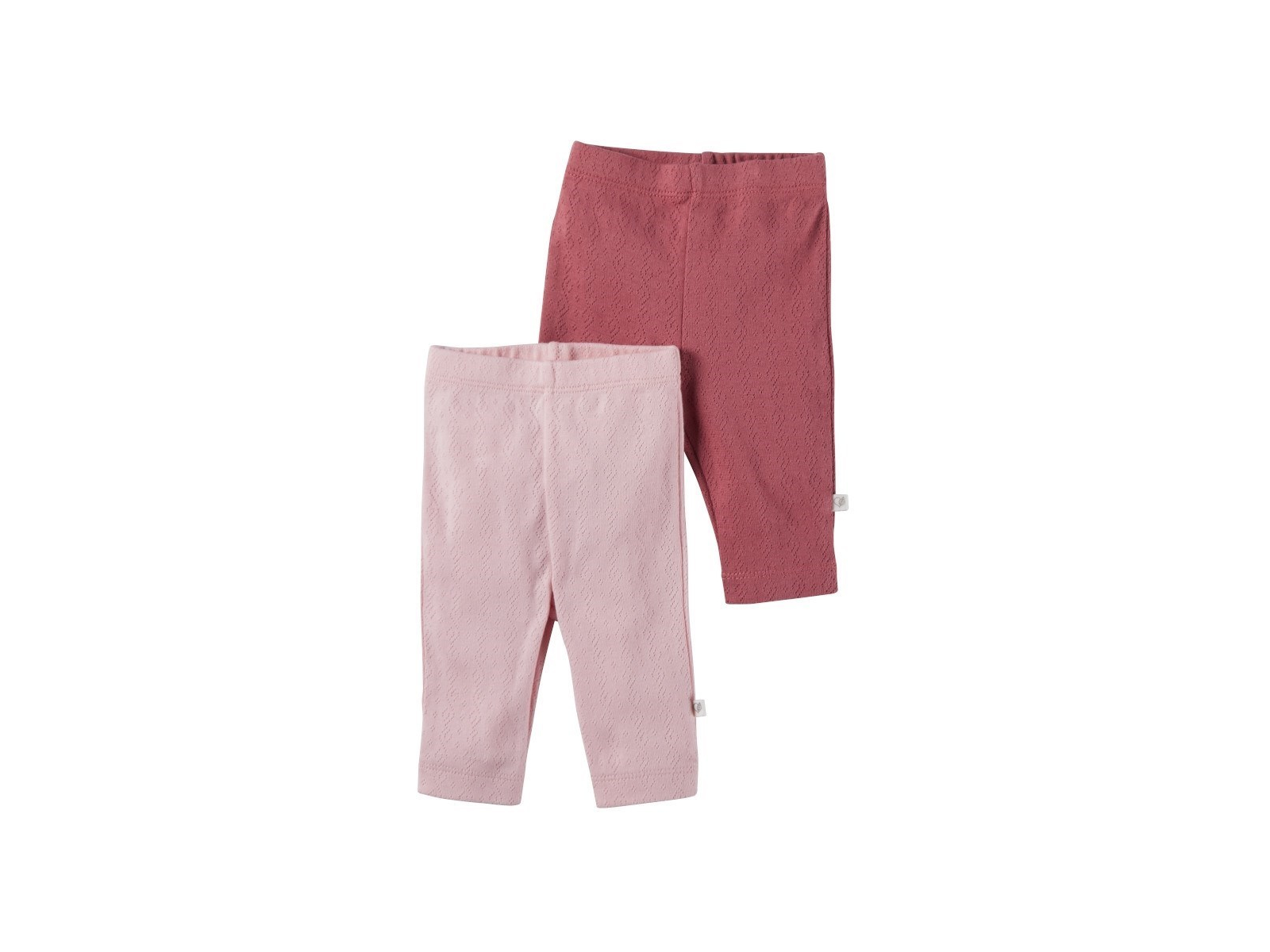 Baby und Kinder Leggings Bio-Baumwolle 2er Set rosa-beere Gr. 86/92