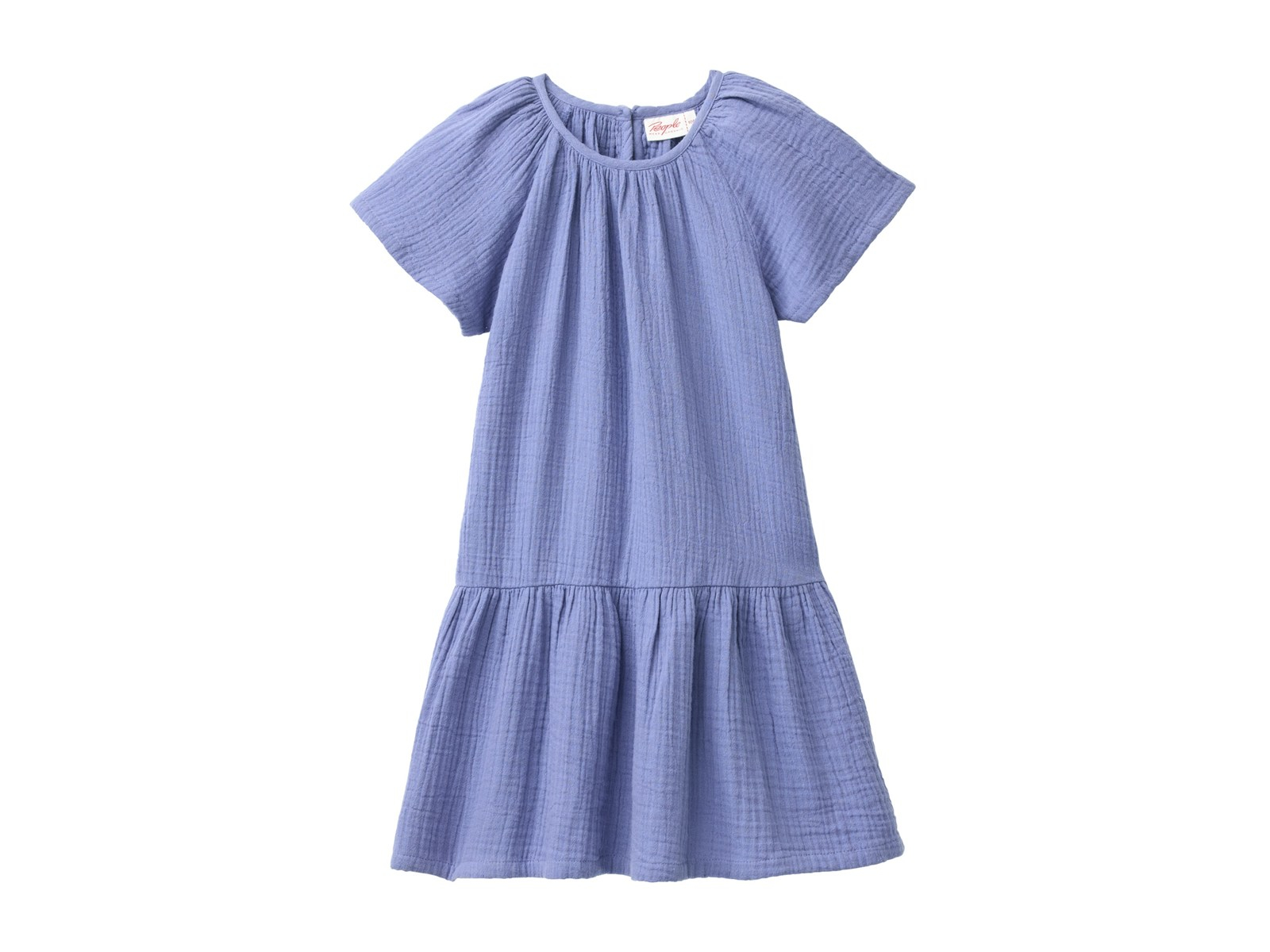People Wear Organic Musselin-Kleid atlantik Gr. 134