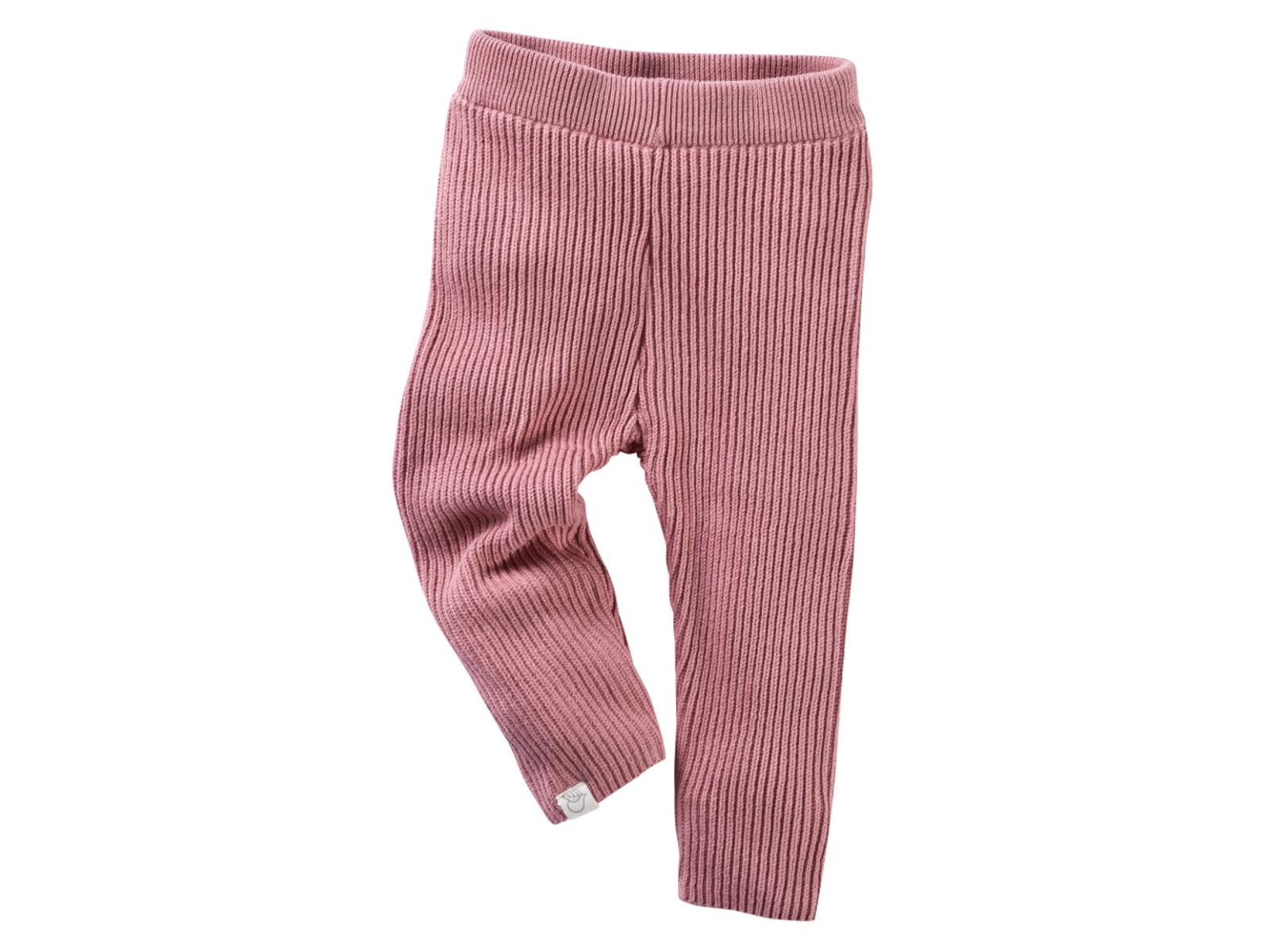 Baby und Kinder Leggings Strick-Qualität Bio-Baumwolle rose Gr.98/104