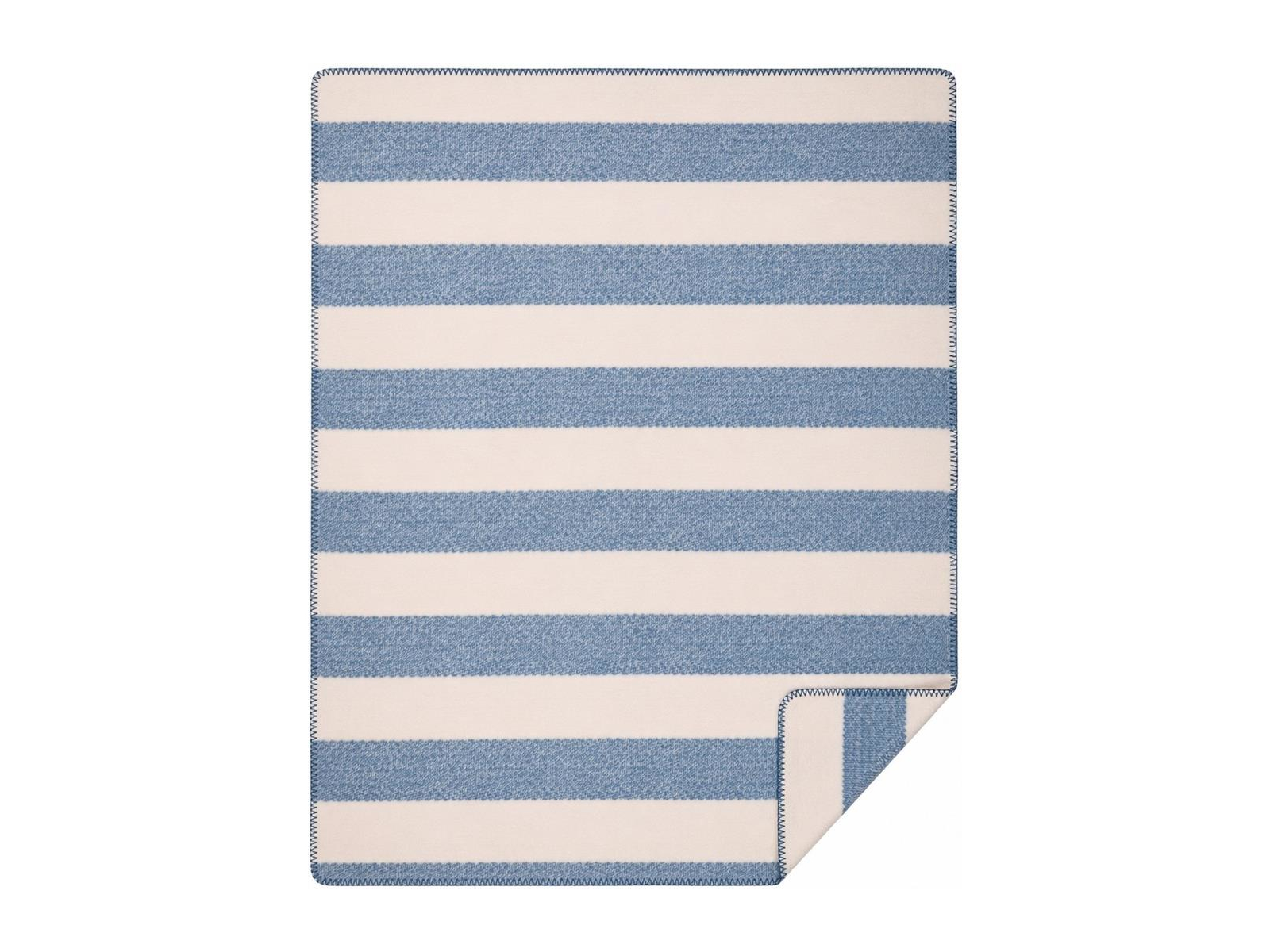 Jacquard-Wohndecke Ida bluestone ca. 150x220 cm, ca. 450g/m²