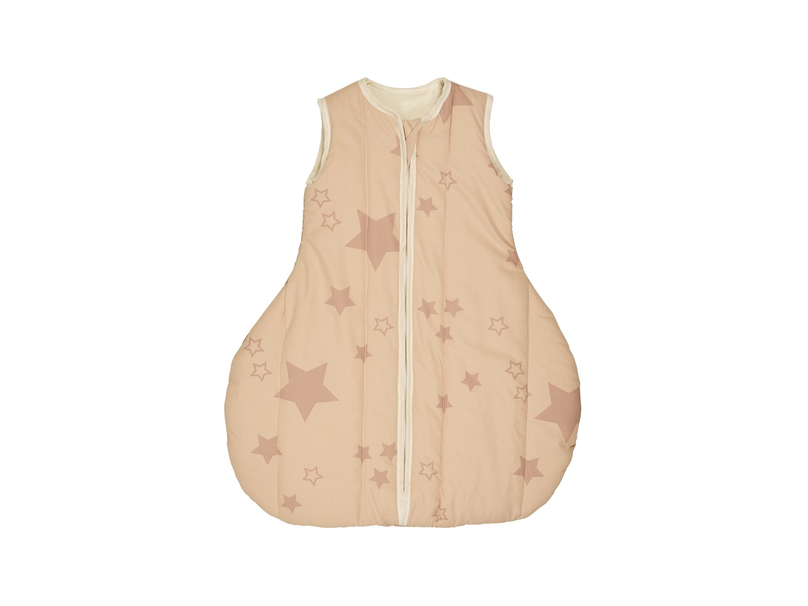 Winterschlafsack Baby Bio-Schurwolle "Sterne rosa" Gr.2 (90cm)