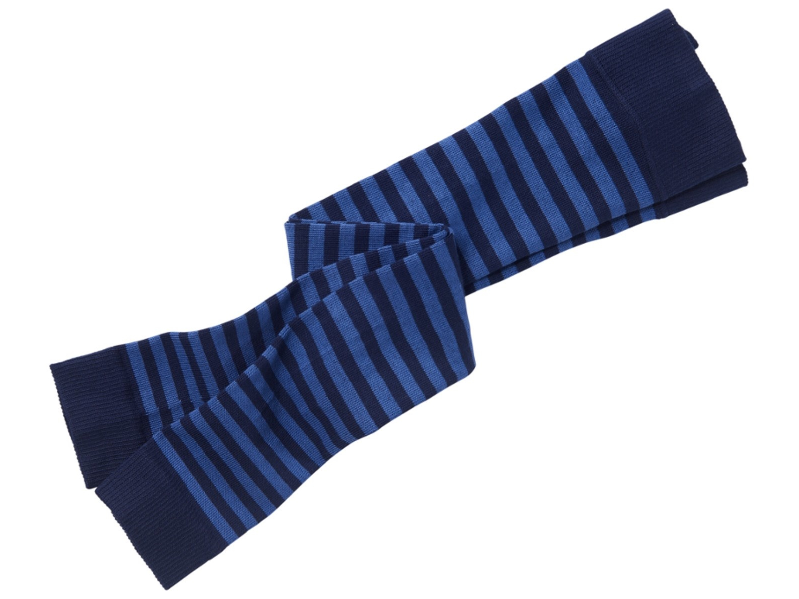 Kinder Leggings Baumwolle (kbA) marine-geringelt Gr.3/4
